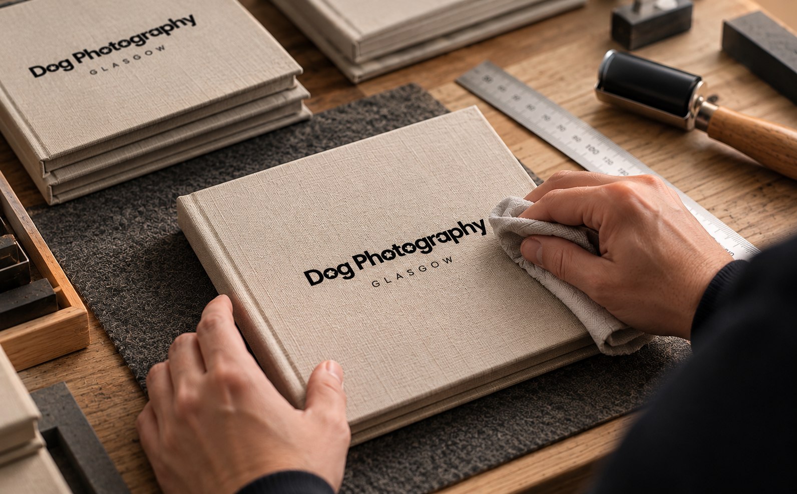 Personalised USB presentation case for a digital photograph collection